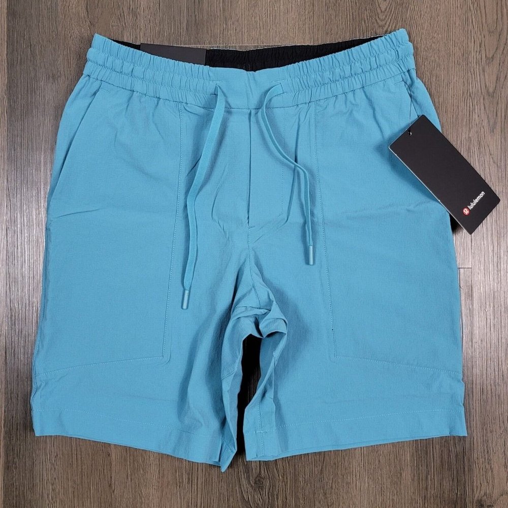 NEW Lululemon Bowline 8" Shorts Men's Size Small Ripstop Adjustable Stretch